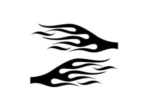 autotattoo flamme 013 zeichnung 1