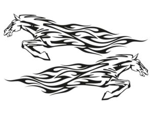 autotattoo flammen pferd 002