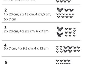 varianten schmetterlinge 001 set