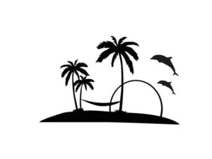 wandtattoo insel delphine inhalt